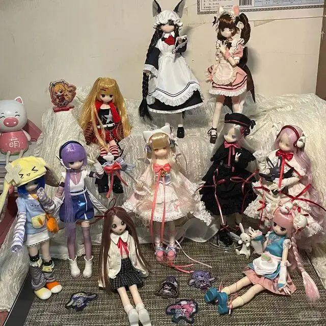 

Коллекционная фигурка 1/6 BJD из серии «Волшебная девочка» (Blind Box), в наличии, оригинальная, милая, подвижная кукла, настольное украшение, модная игрушка, подарок