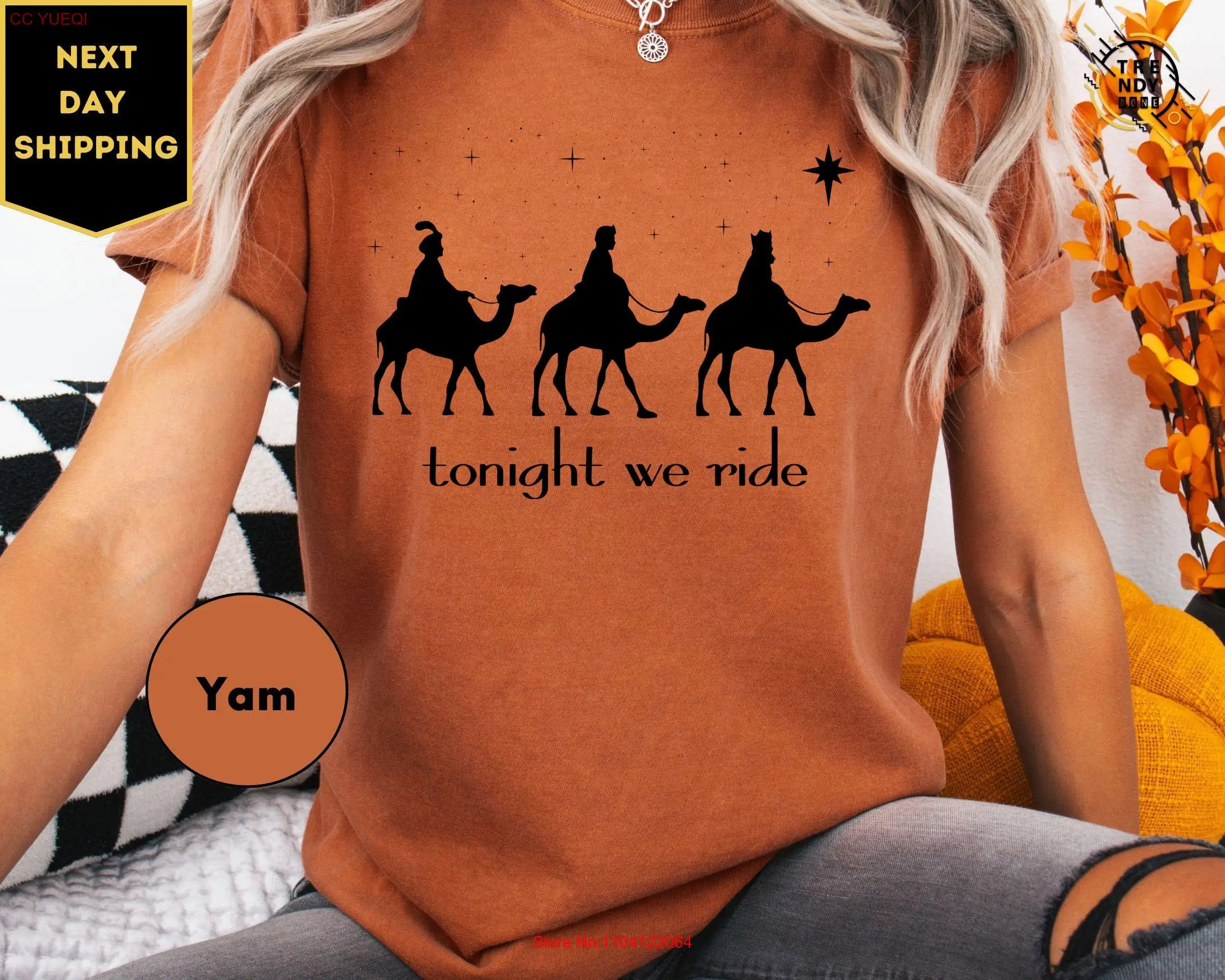 

Рождественская футболка Comfort Colors Tonight We Ride Christian Faith Family с длинными или короткими рукавами