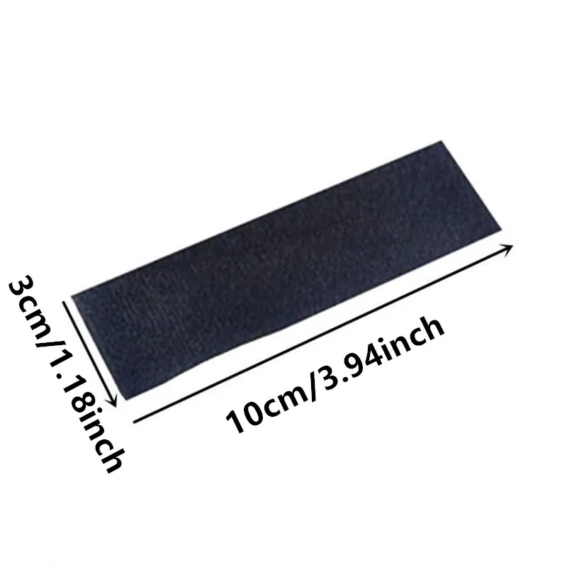 10pcs Black Cloth 10x3cm 10x5cm Fabric Replaceable Felt With Self Adhesive Glue For 3M Squeegee Car Vinyl Film Wrapping Scraper - view 3