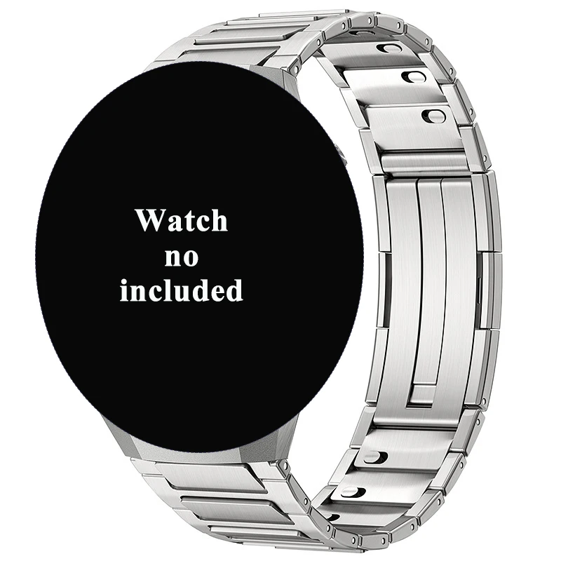 حزام سهل الفك لساعة Huawei Watch Ultimate رفيع للغاية وخفيف الوزن من الفولاذ المقاوم للصدأ لـ GT5 4 3 2 46 مم #5