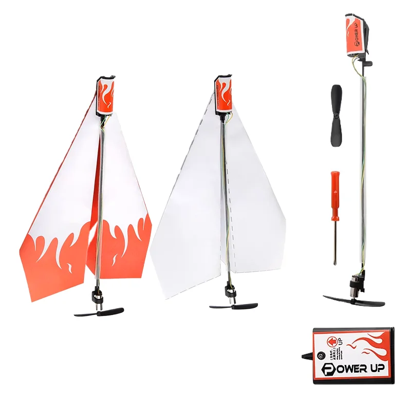 

Electric Paper Airplane Motorized DIY Folding Glider for Kids Flying Toy with Power Propeller Funny Toys for Boys and Girls 1pcs