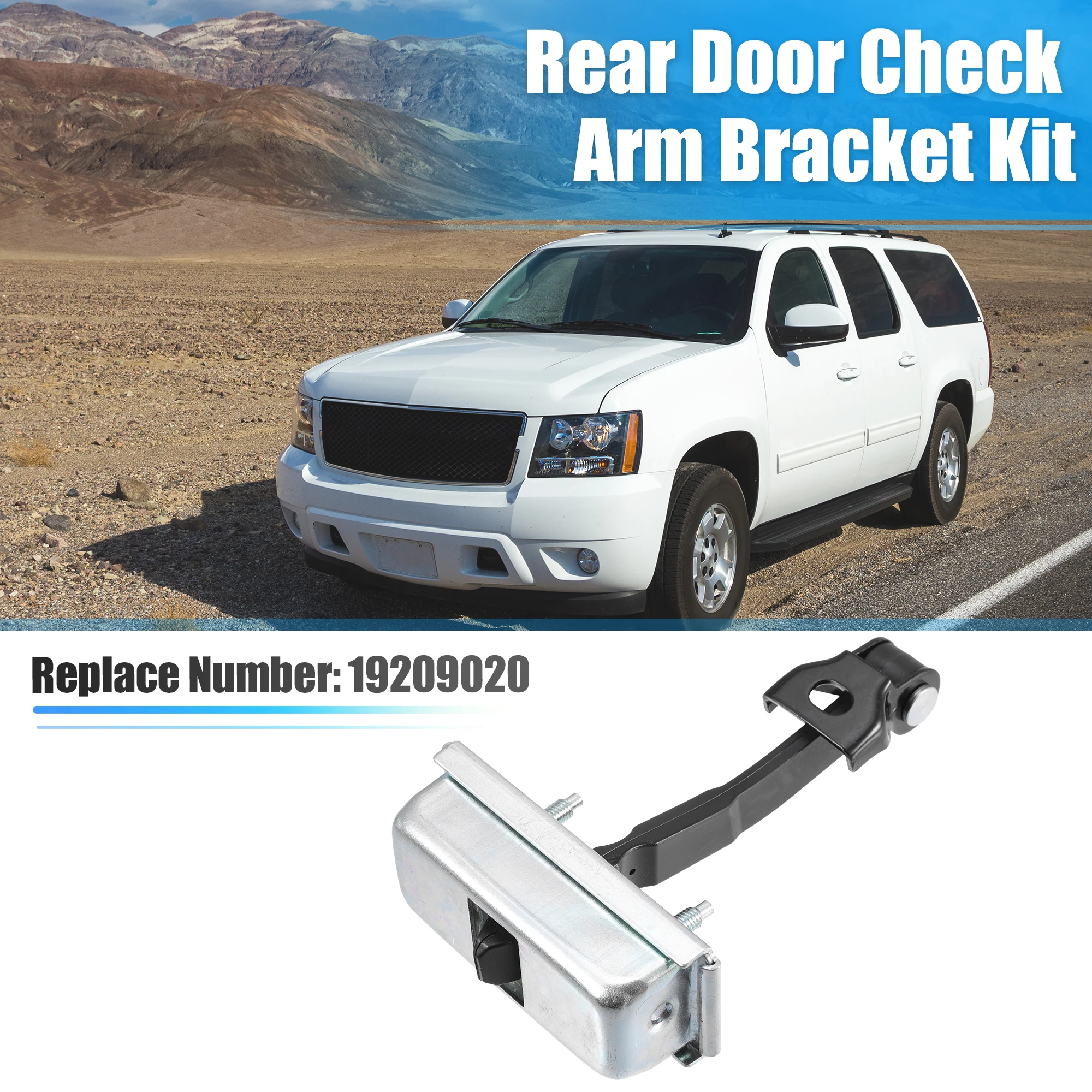 

X Autohaux Door Check Stop Strapper Limiter for Chevy Silverado for GMC Sierra 19209020