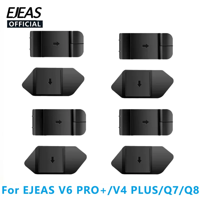 For EJEAS V4 PLUS/V6 PRO+/Q7/V7/Q8 Motorcycle Helmet Headset Mounting Clip Double-Sided Tape Base