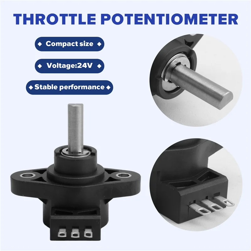 

A02Q-24V 30F 5K потенциометр для пожилых людей, мобильных скутеров с джойстиком, поворотный тип RVQ28YS, горшок дроссельной заслонки