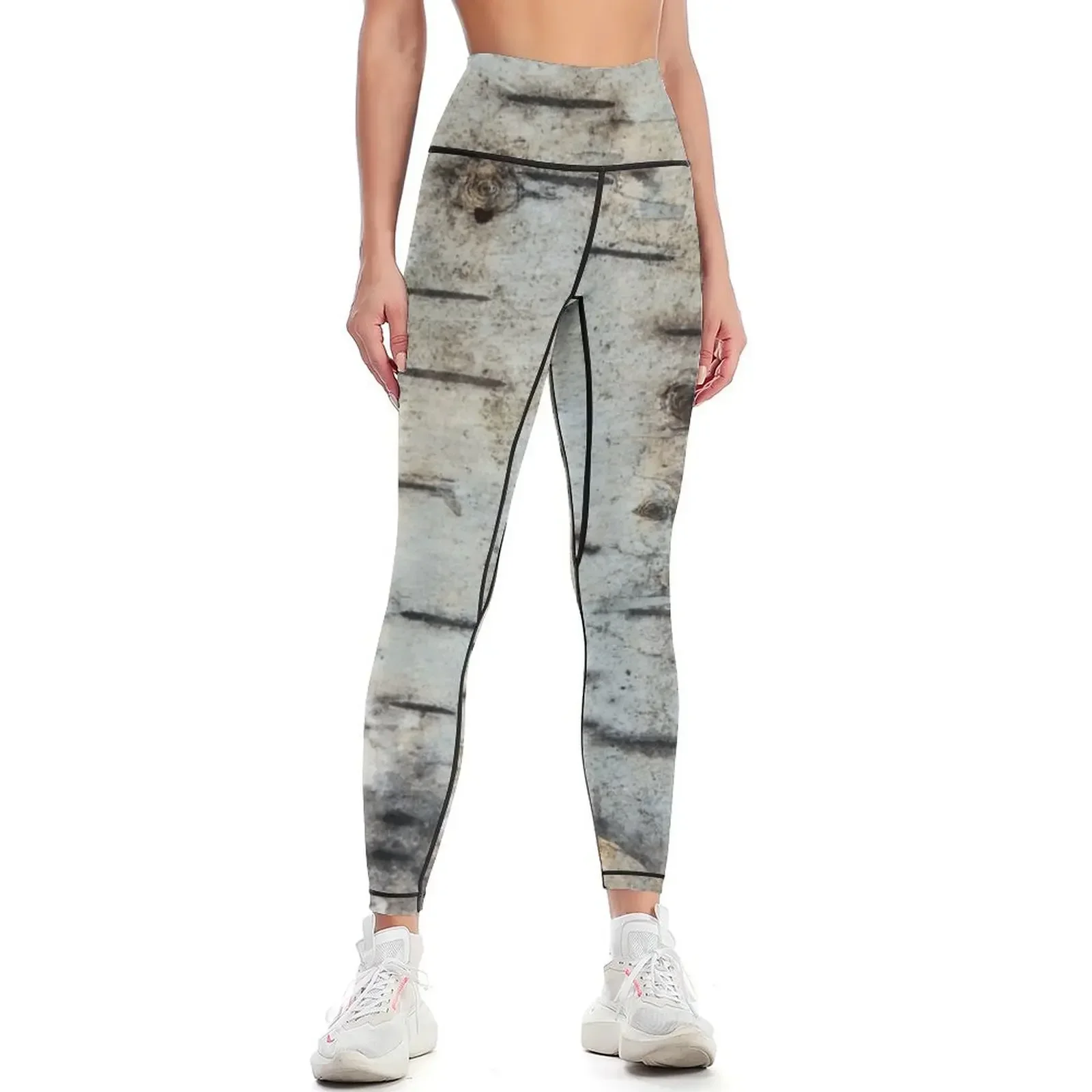 

Birch bark Leggings Sports pants woman Leginsy push up for girls Training pants Womens Leggings