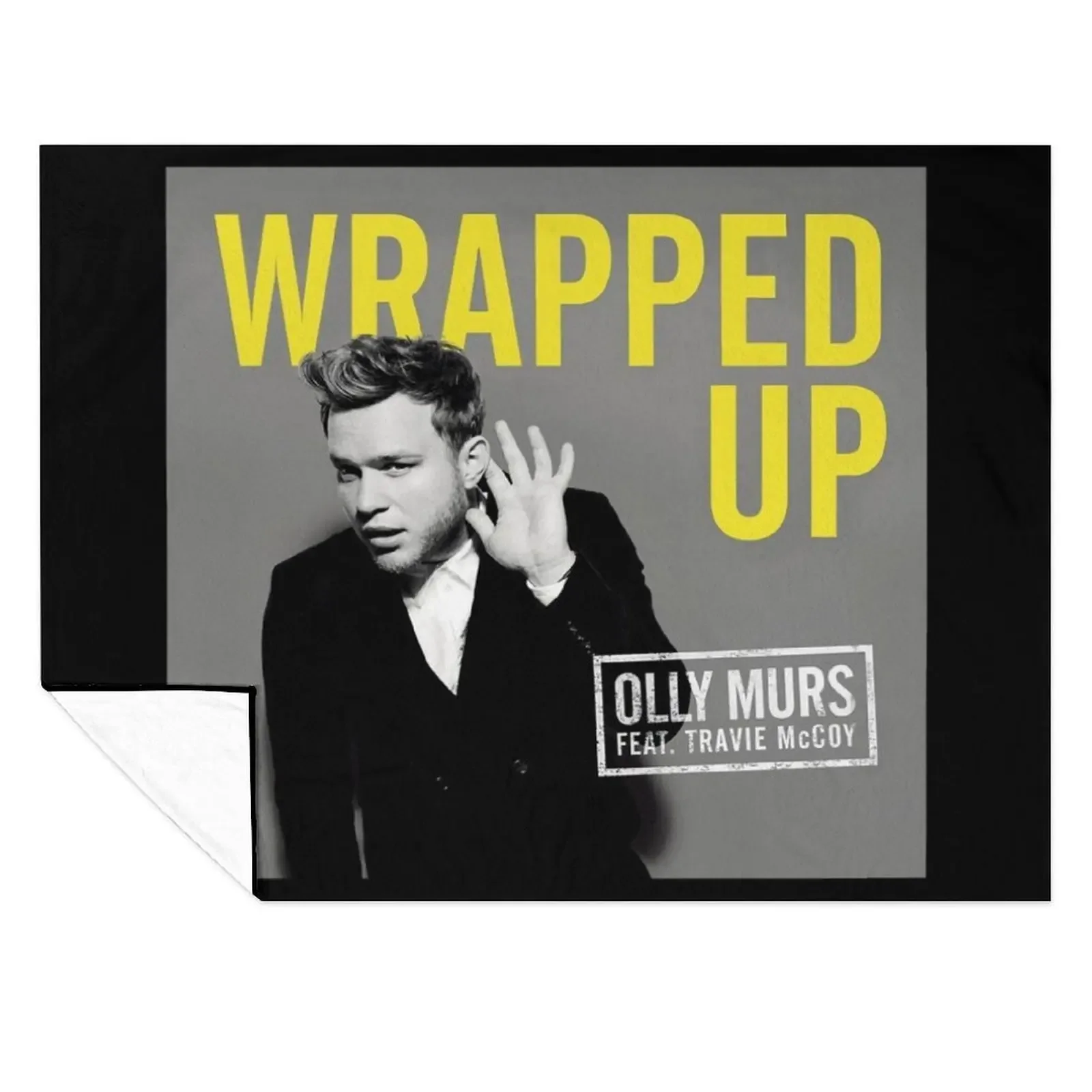 

Olly Murs wrapped up Throw Blanket For Decorative Sofa Bed Fashionable christmas decoration Cute Blankets