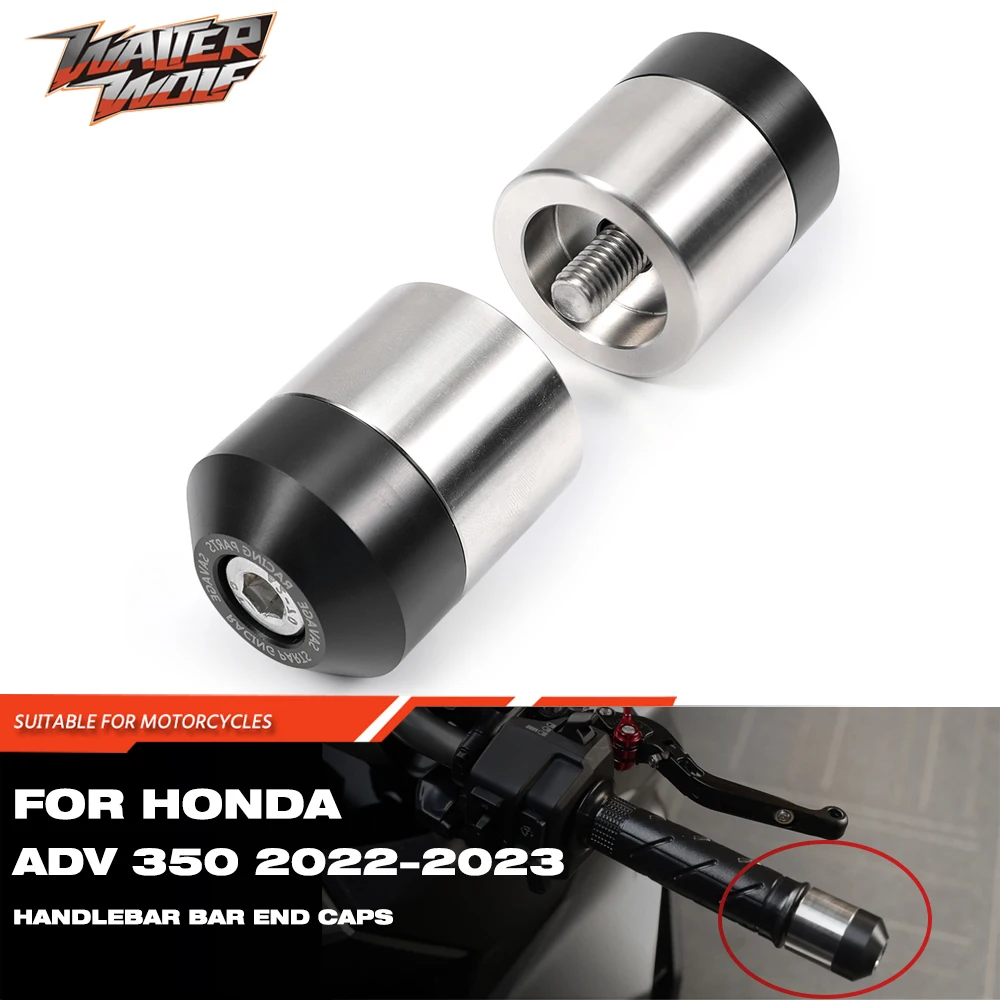 Handlebar Grips Bar End Caps Protector For HONDA ADV 350 2022 2023 Motorcycle Accessories Handlebars Weight Covers