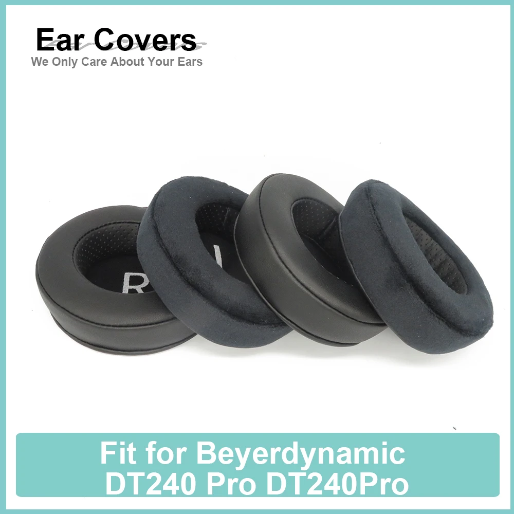 Earpads For Beyerdynamic DT240 Pro DT240Pro Headphone Earcushions Protein Velour Pads Memory Foam Ear Pads