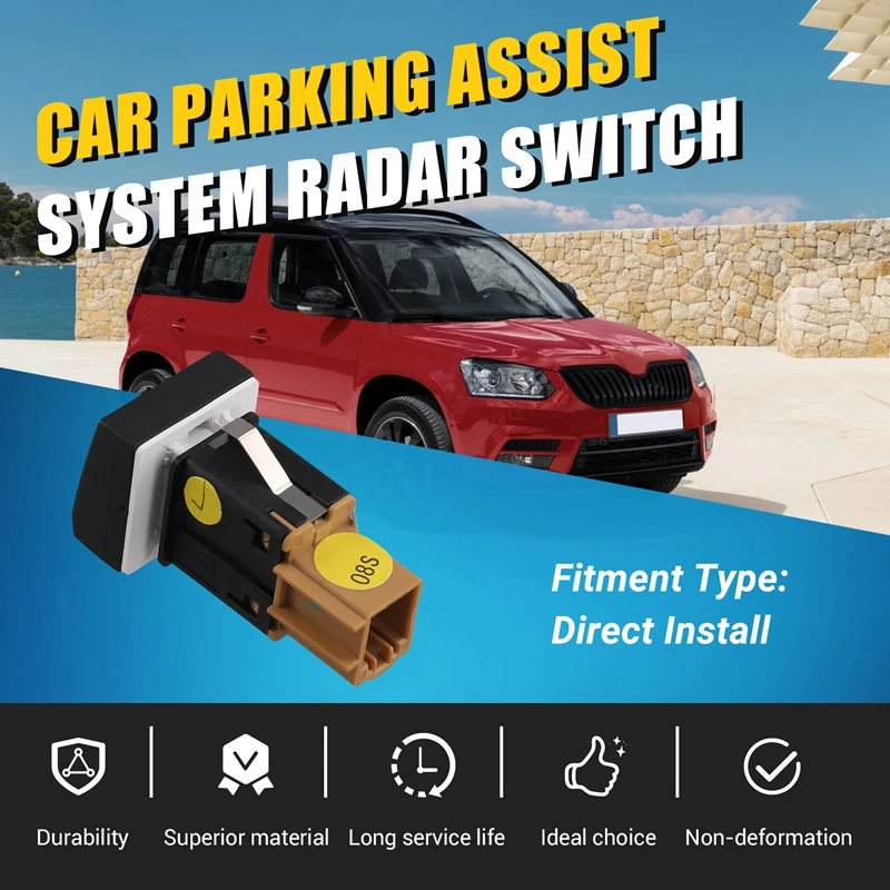 Car Parking Aid System Radar Switch For Skoda Yeti 2014-2018 5LD919281 5LD 919 281