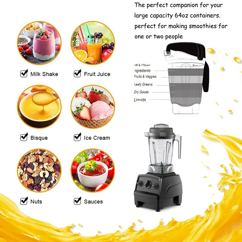 For Vitamix Blender Pitcher 32Oz With Mini-Tamper, Compatible For Vitamix 5000 5200 6300 7500 Pro Etc Blender