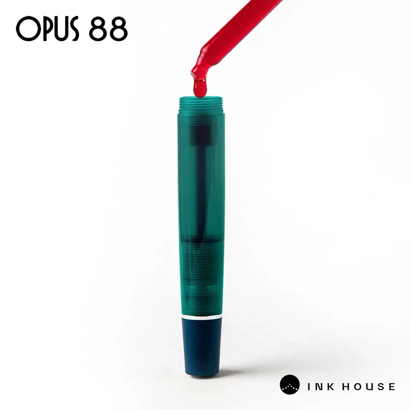 OPUS 88 KOLORO Color Series pluma estilográfica de ébonita de goma dura JOWO Nib pluma de tinta integrada caligrafía escritura proveedores de regalo