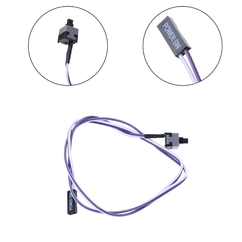 0.48m 2 Pin Computer Line Cable Chassis Boot Line Reset Line Power Cable