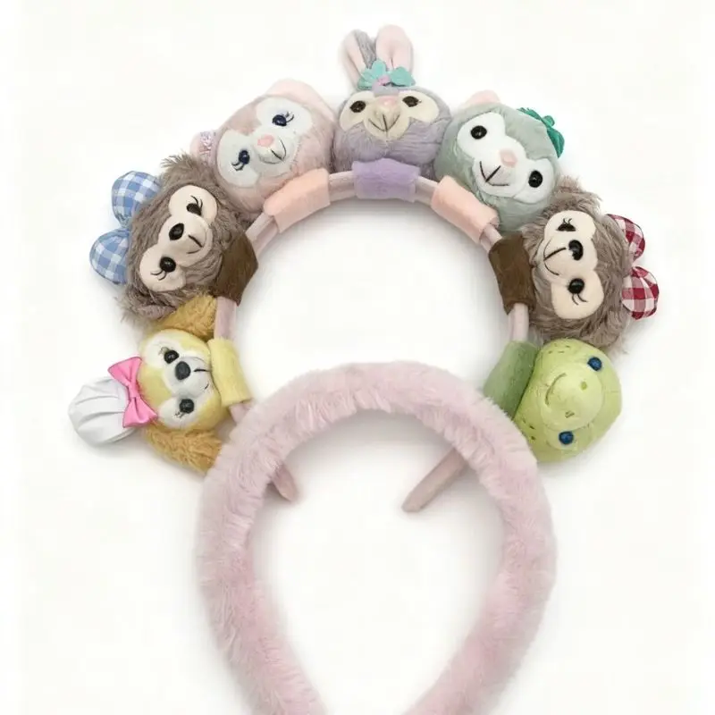 ديزني الكرتون أفخم دمية عقال لينا حسناء مشبك شعر لطيف دمية عقال دافي الدب ستار Dailu انفصال دمية الشعر التبعي #5