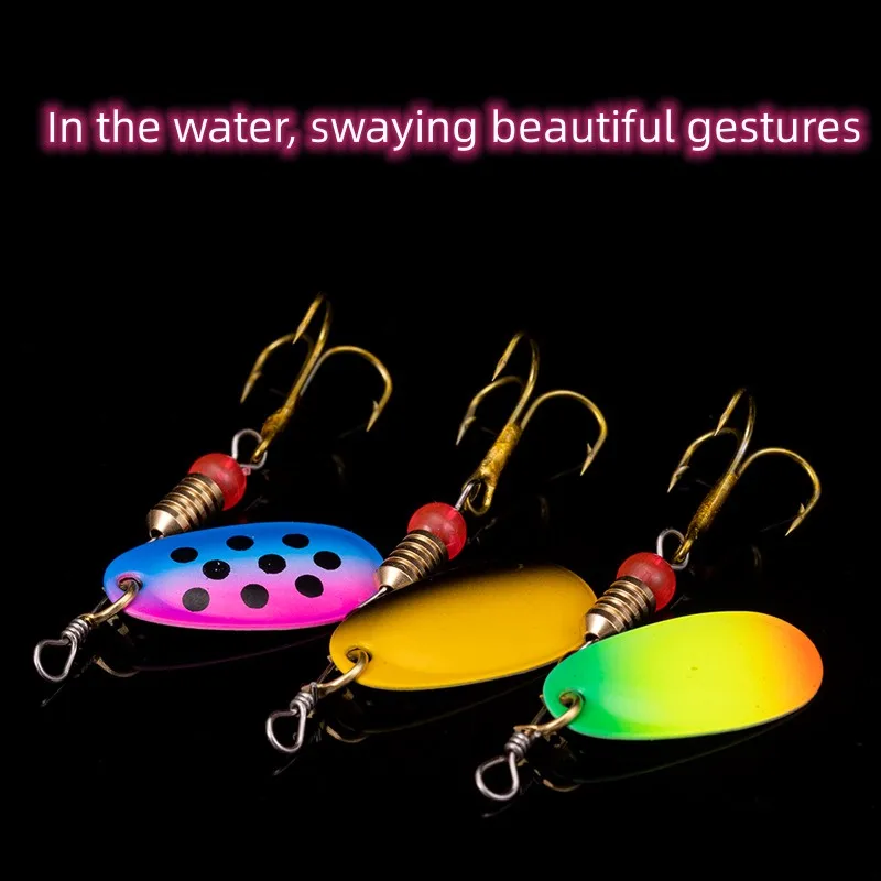 16PCS/10PCS Waterdrop Metal Spoon Spinner Fishing Lure Set with Hook Artificial Bait Kit Crankbaits for Freshwater and Saltwater