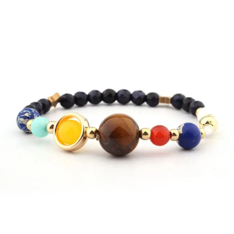 2/4/6PCS Womens Fashion Agate Beads Fashionable Trend Jewelry And Accessories Crystal Bead Bracelet Bracelet