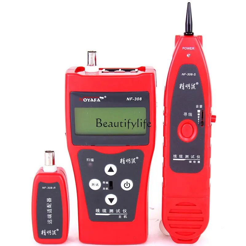 Rede Elétrica Cable Tester, Line Finder, Checker multifuncional, alta precisão, NF-388, 308