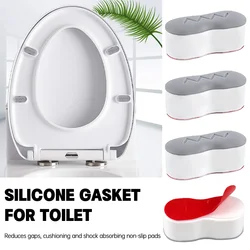 4pcs/set Toilet Seat Bumper Durable Anti-collision Cushioning Gasket   Self Adhesive Bidet Seat Bumpers Toilet Seat Accessory