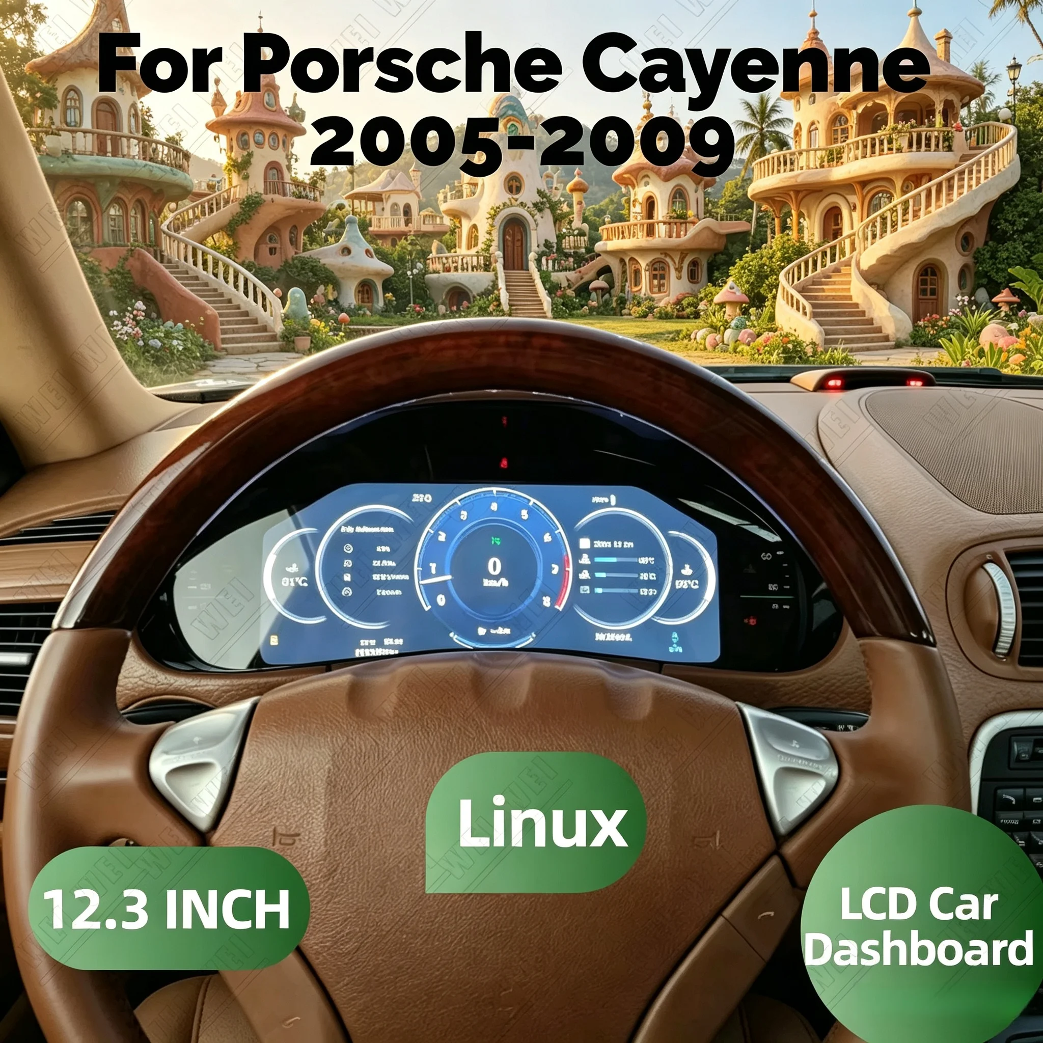 LCD Car Dashboard 12.3