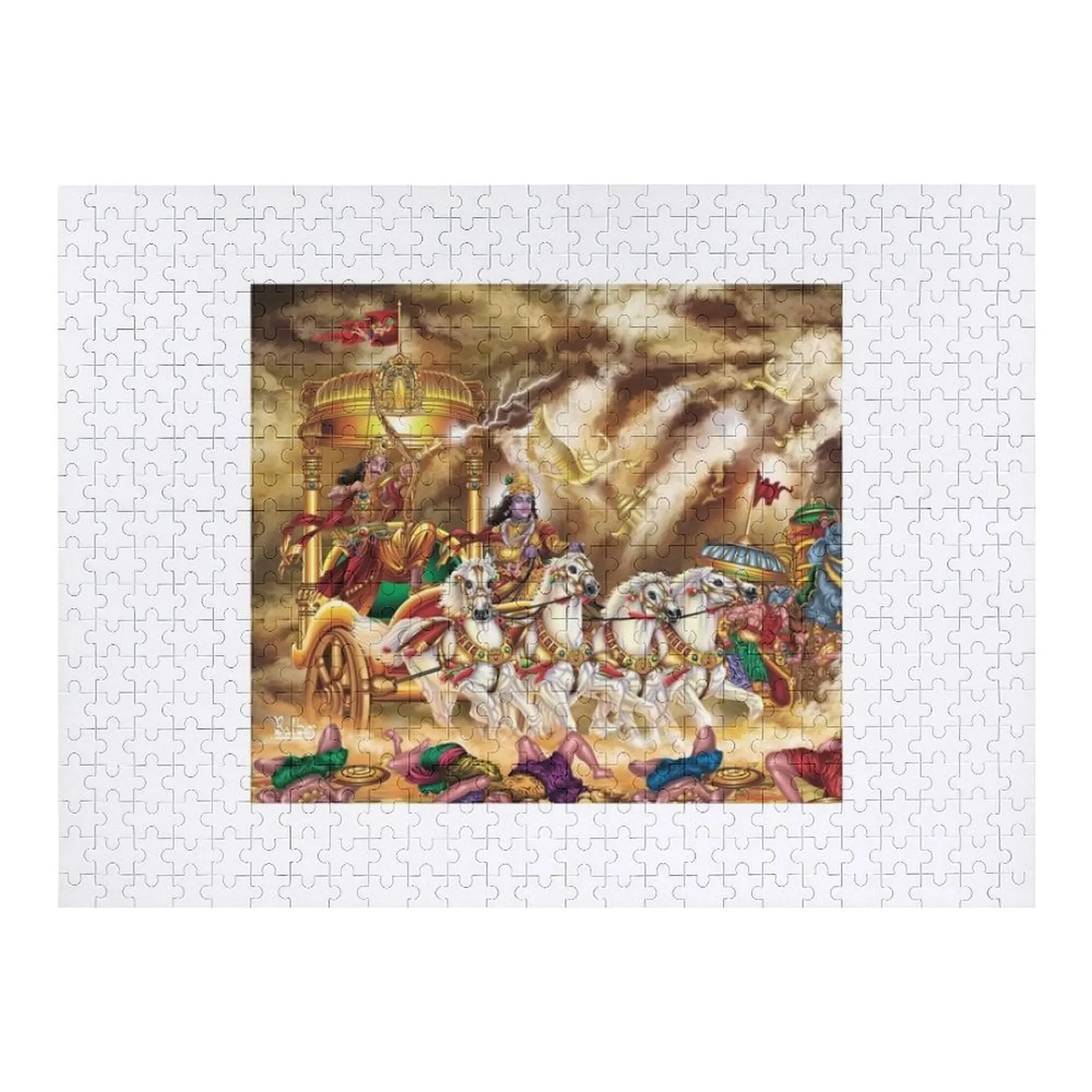 Puzzle Mahabharata avec photo personnalisée, cadeau personnalisé