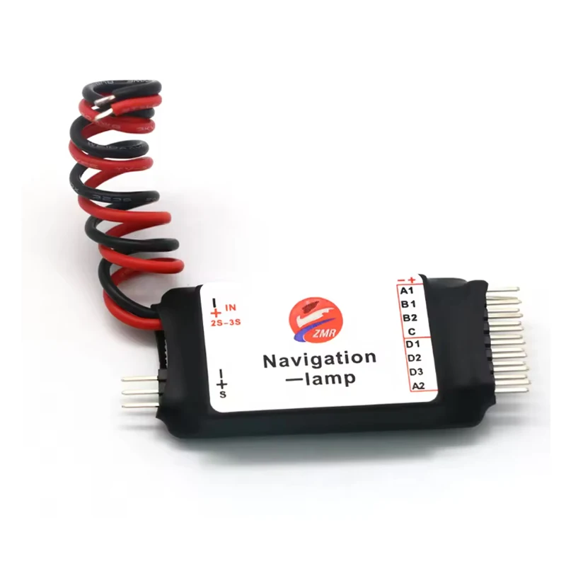 RC Fixed-wing Simulation Navigation Light - 2-3S 3V LED 6 Modes Ducted Aircraft Realistic Lighting Part