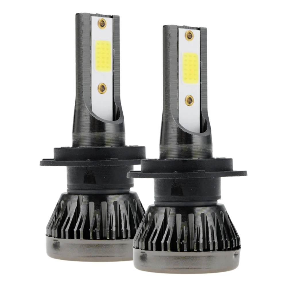 2Pcs H7 Led Light Lamp Bulb High/Low Beam Canbus 6000k White 8000lm 25W For MERCEDES-BENZ C-CLASS T-Model W203 W204 S204 CL203
