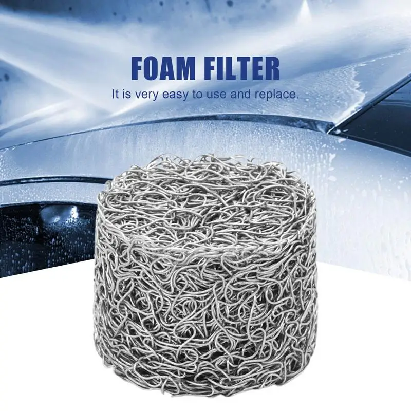 Stainless Steel Mesh Filters Mesh Filter Foam Net Handheld Foam Maker For Nozzle/Snow Soap Lance/Sprayer Durable Foam Generator