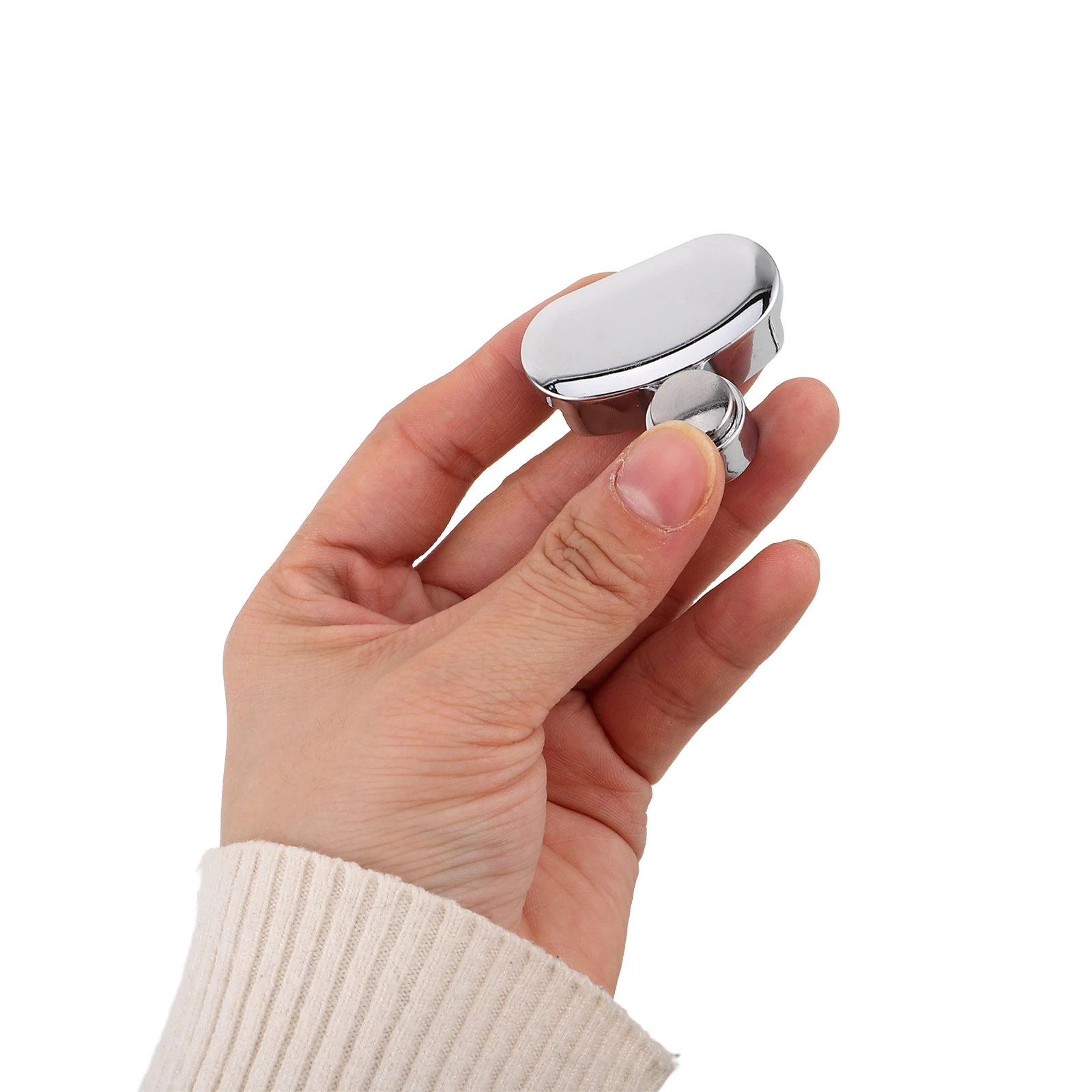 

4pcs Holder Glass Fixing Kit Wall Mounting Clips Zinc Alloy Bathroom Accessories Sturdy Material Secure Design Mirror Clamps