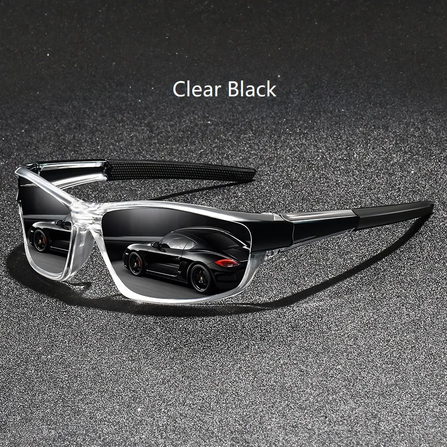 Modische Vintage-Schutzbrille mit Klarem Rahmen für Autofahren, Angeln, Sport, Laufen und Bergsteigen für Männer und Frauen – Detail 5