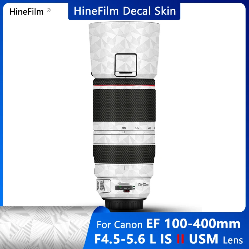 

100400 Lens Stickers EF100-400 II Lens Decal Skin Wrap Cover for Canon EF 100-400mm f4.5-5.6L IS II USM Lens Sticker Cover Film