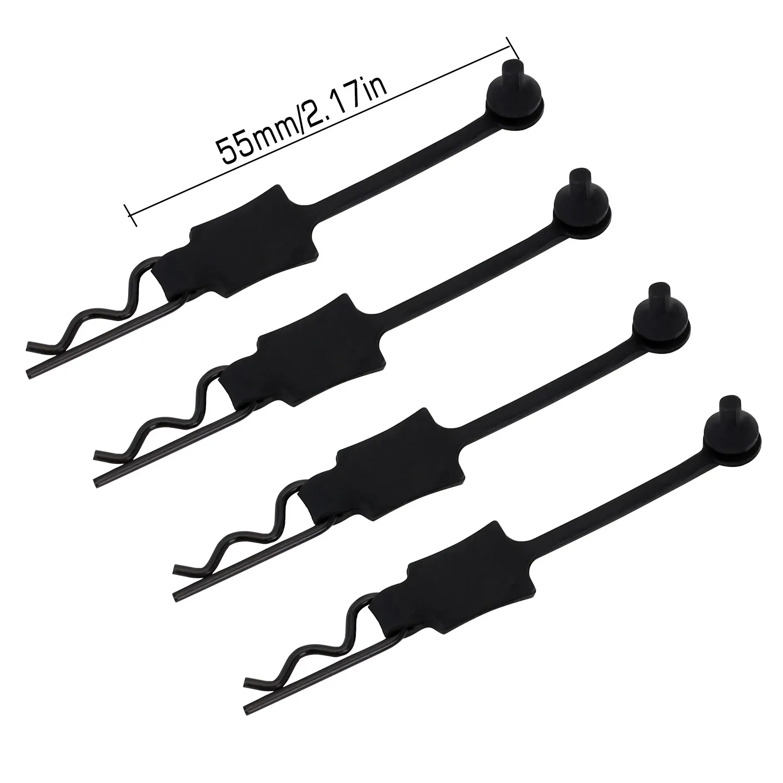 4PCS Silica Gel Body Clips Retainer Car Body Shell Clips For 1/8 1/10 Scale RC Model Car ARRMA Granite Kraton 6s Upgrade Parts