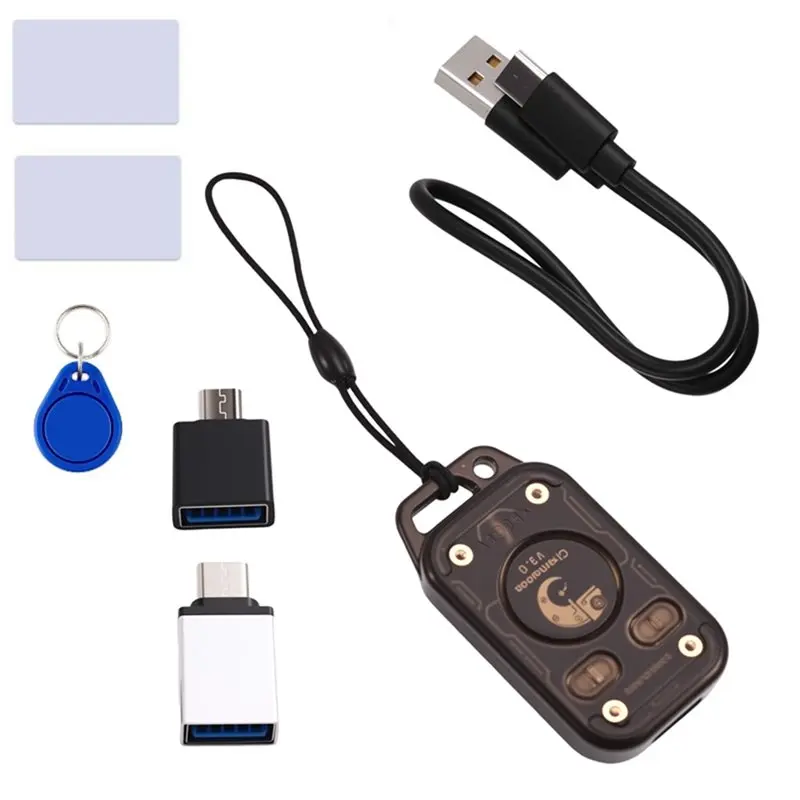 

B63B-Smart Card Emulator Chameleon V3.0 RFID Smart Chip Reader+ 1Xuid Keychain+ 1Xuid Card+ 1Xcuid Card 13.56Mhz 125Khz