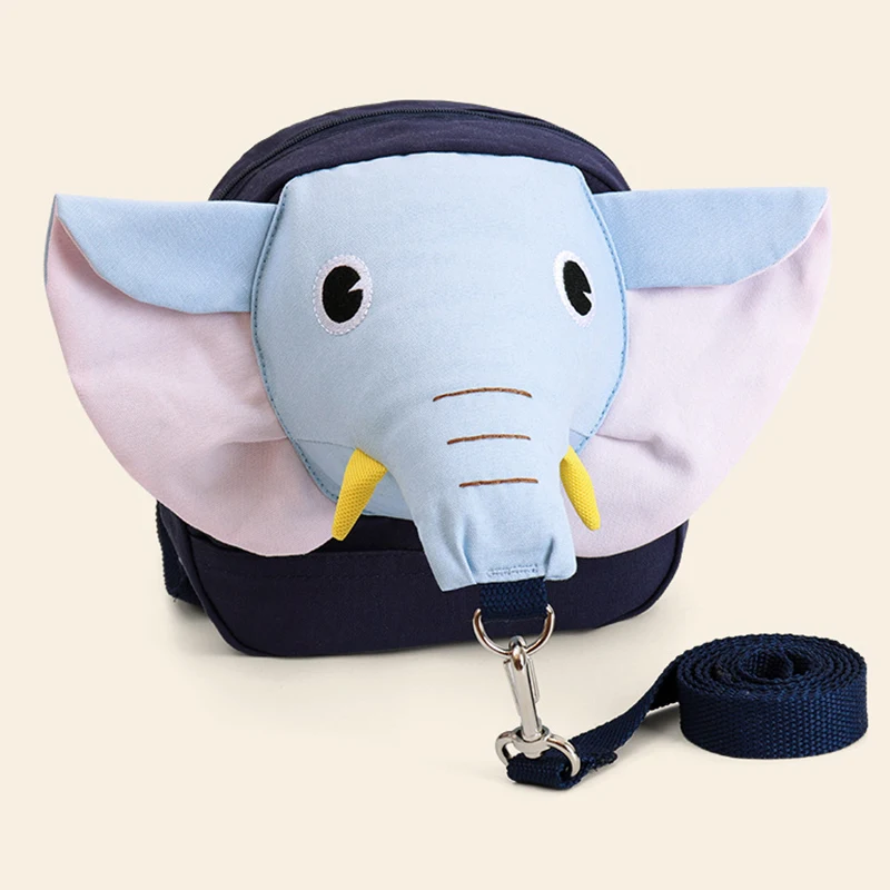 Baby Walker Children Anti Lost Harness Backpack Walking Elephant Bag Toddler Walking Safety Bag Strap Carrier For Kids Toddler