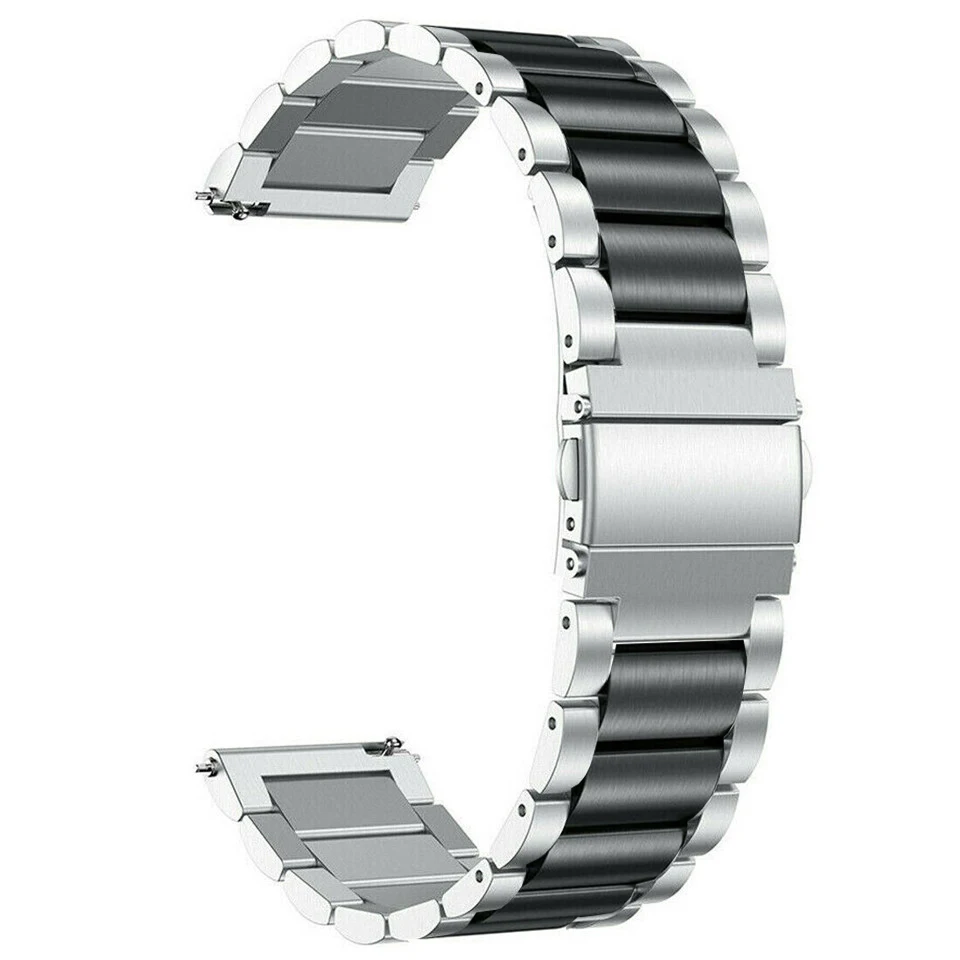 Ремешок Essidi 20 мм из нержавеющей стали для Samsung Galaxy Active 1 2 40 44 мм, металлический браслет-цепочка для Galaxy 42 мм, Watch 3 41 мм