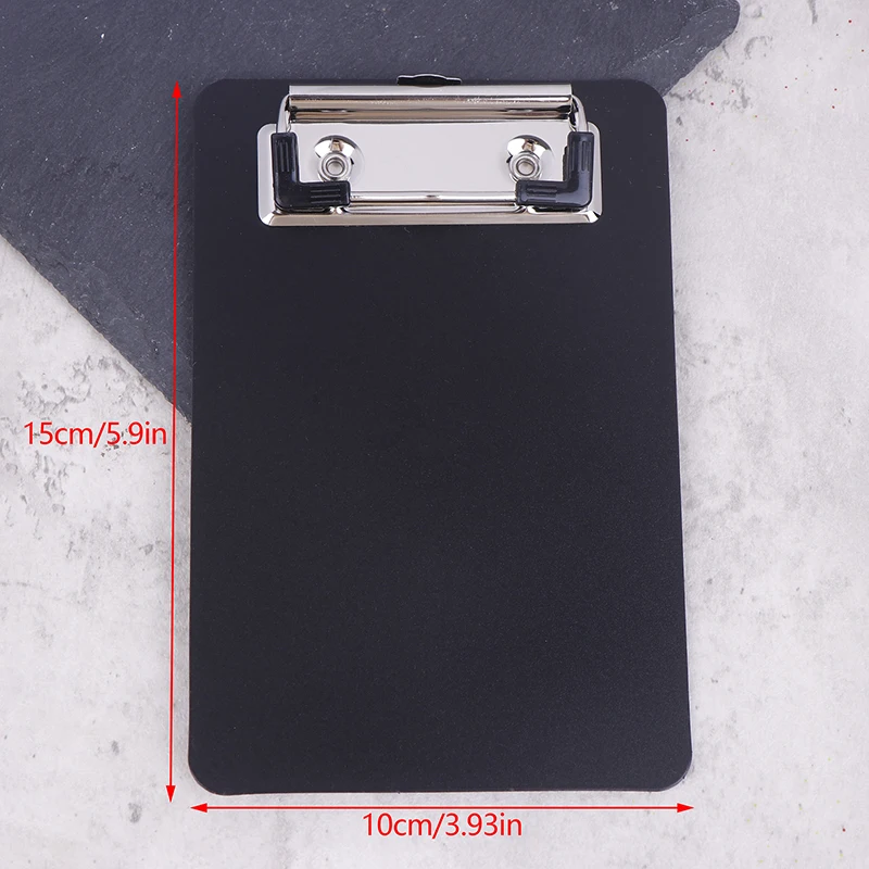 Imagem -06 - Mini Pocket-sized Clipboards Compacto Leve e Design Portátil Ideal para Blocos de Notas Pequenos Memo Organization Pcs