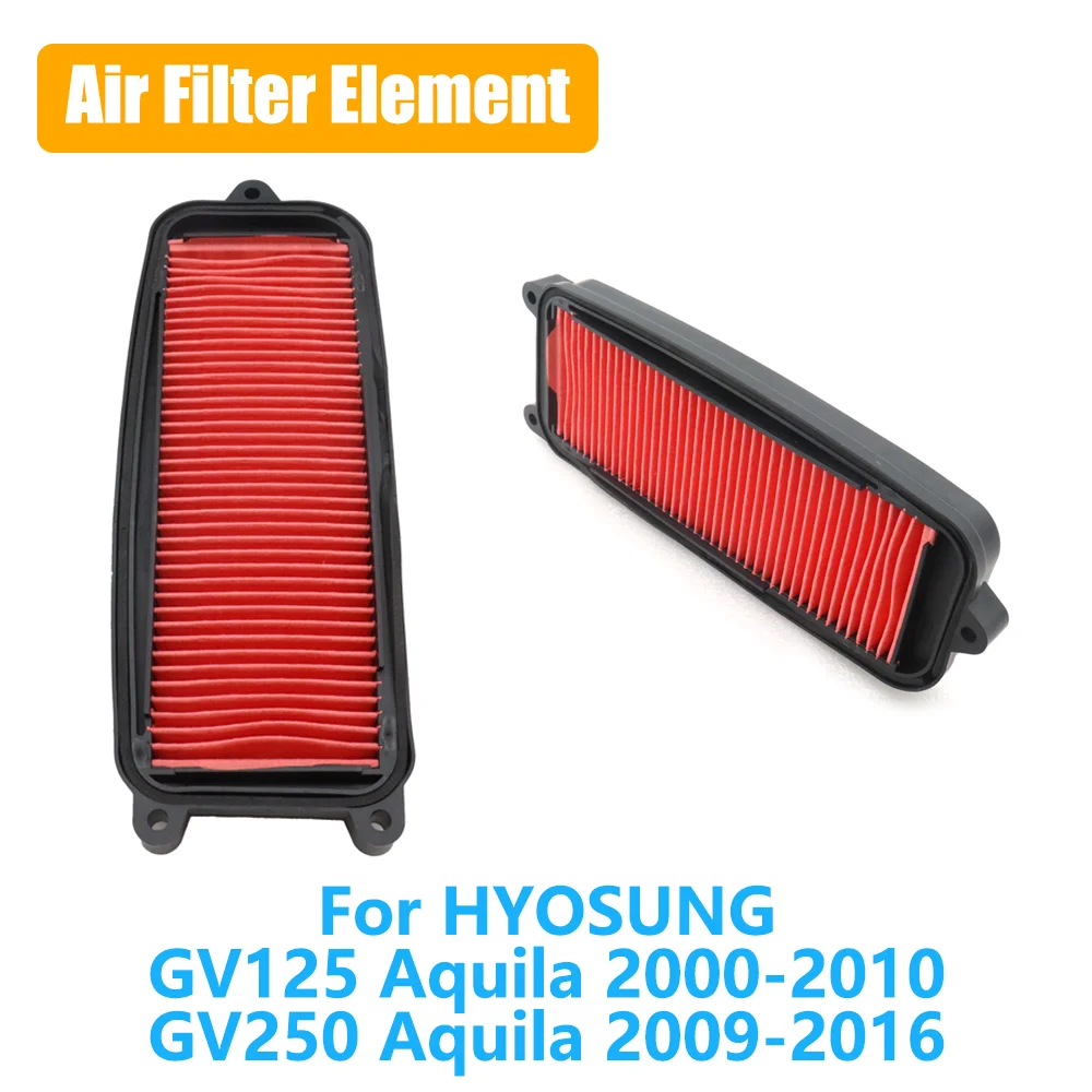 Air Filter Motorcycle Accessories Replacement For HYOSUNG GV125 GV250 GV 125 250 Aquila 2000 2001 2002 2003 2004 2005 2006 07-16