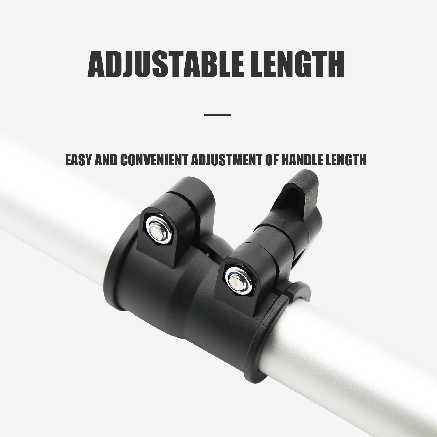 KOETSU Outboard Motor Extended Joystick Tiller Extension Handle Fixed 18.1in/46cm telescopic 24 to 43.3in/61 to 100cm