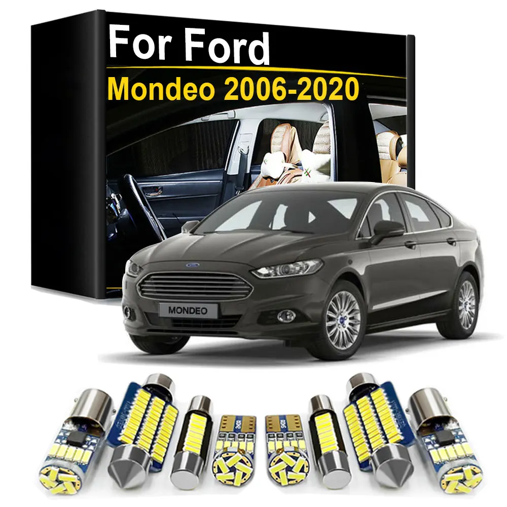 Image of Innenraum-LED-Licht-Kit Canbus für Ford Mondeo MK3 MK4 MK5 2006-2013 2014 2015 2016 2017 2018 2019 2020 Autozubehör