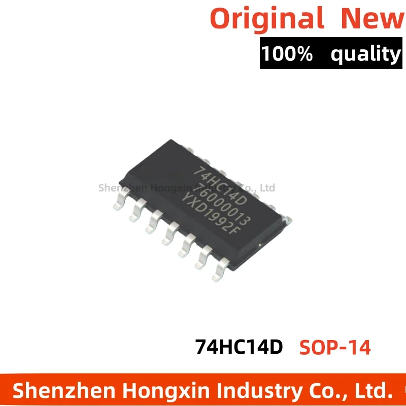 

10 pieces of 74HC14D 74HC14DR logic chip non gate CMOS Schmitt trigger SOP-14