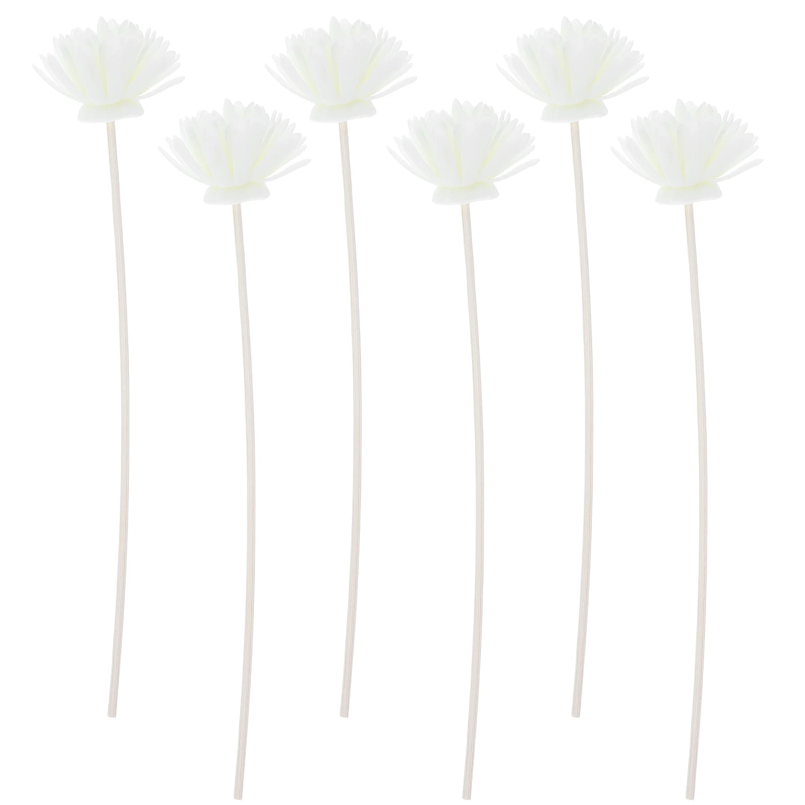 

6pcs Aromatic Reed Diffuser Sticks Natural Rattan Refill For Home Office Spa Decor Flower Scent Diffuser Replacement Bedroom