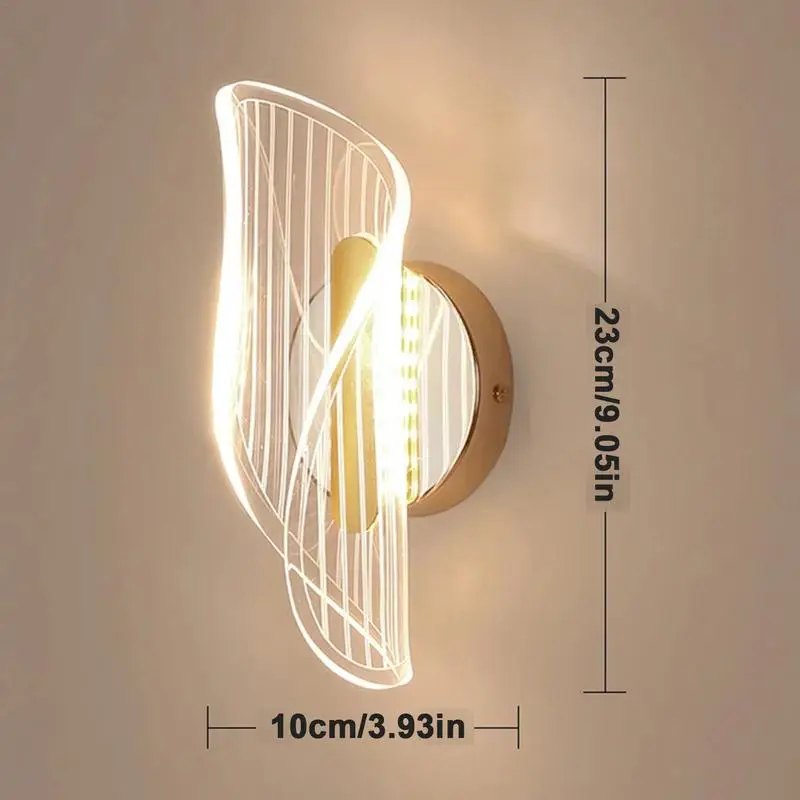 Wall Sconce Light Acrylic LED Wall Sconce Wall Mounted Lamp Decorative Bedside Wall Lamps LED Wall Lamp For Home Corridor Stairs