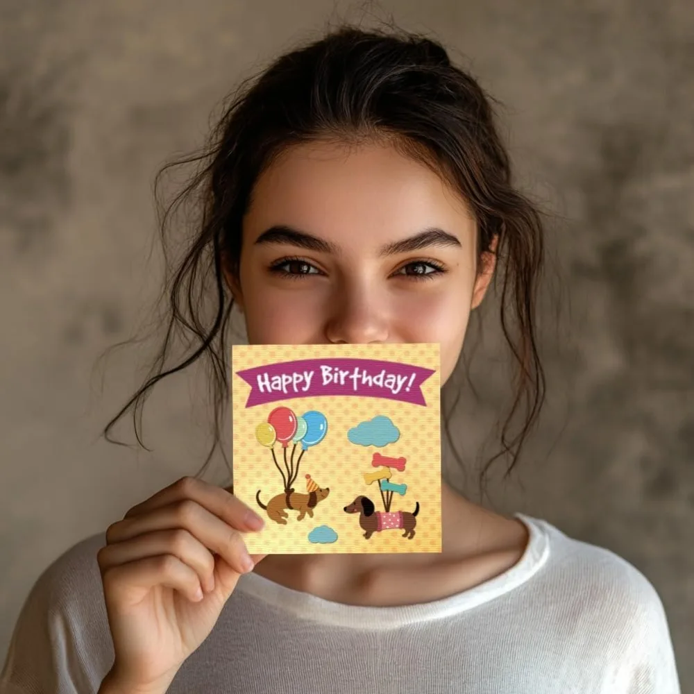 بالون الألماني يموت تخفيضات الكربون الصلب يموت قطع يموت إطار الكلب الإستنسل سكرابوكينغ قالب النقش يموت للبطاقة #6