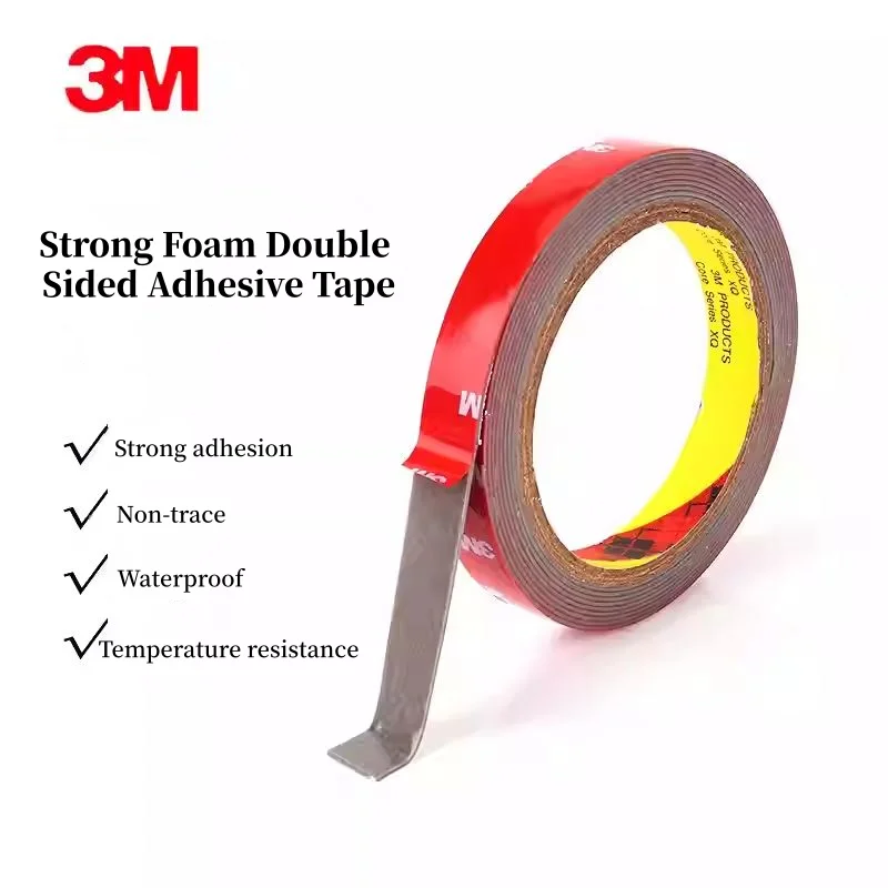 3M VHB Strong Double Sided Adhesive 3M 4229P 5-50mm Waterproof Traceless Foam Adhesive Tape For Car Home Indoor High Temperature
