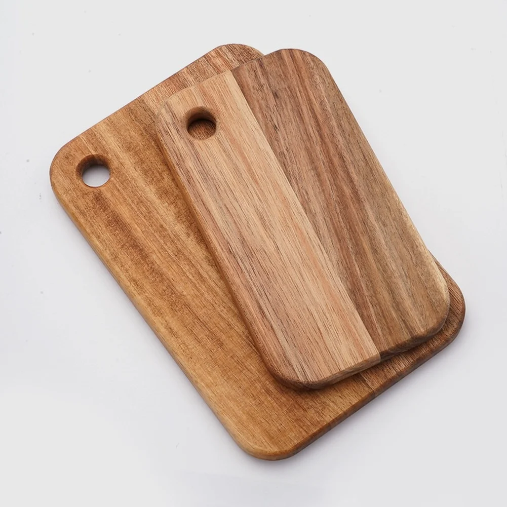 Uniform-Grain Wood Chopping Board Double-sided Mini-Fruit Cutting Board For Outdoor Cooking And Kitchen Task