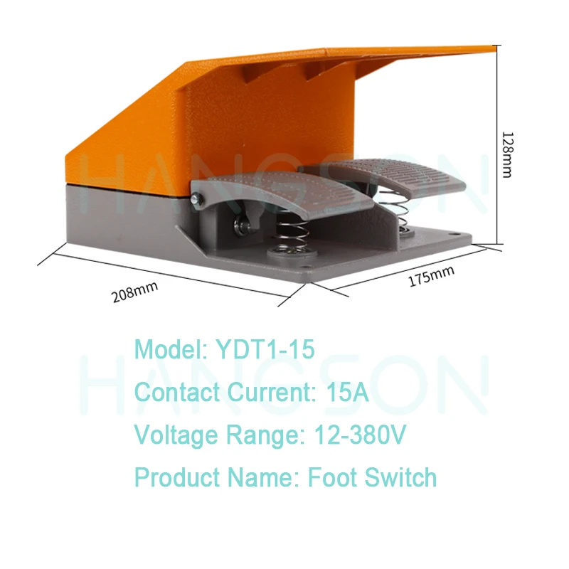 YDT1-16 Foot Switch Momentary YDT1-18 Latching YDT1-15 Power Pedal Switch