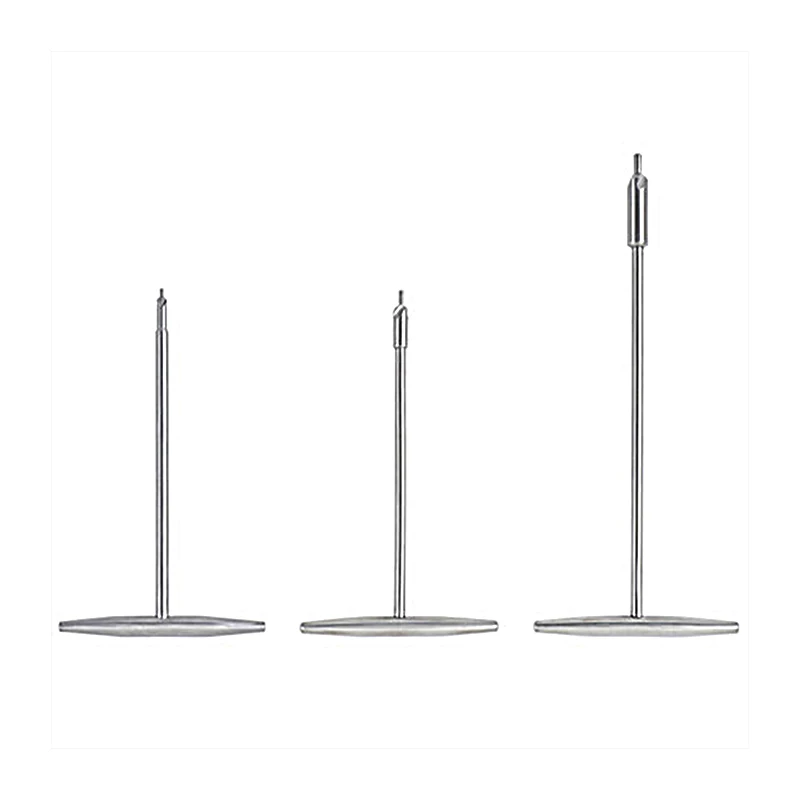 GREATLH Veterinary Orthopedic Instruments Stainless Steel Bone Nail W Cap Countersink Head Drill T-type Solid Hand Drill Pet