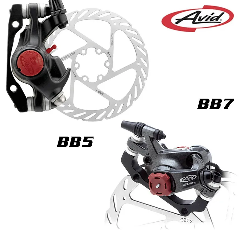 

For SRAM Avid Bicycle Disc Brake Calipers BB5 BB7 ROAD Mountain Bike Front/Rear Line Pulling Disc Brake G3 Rotor 160 BIKE Part