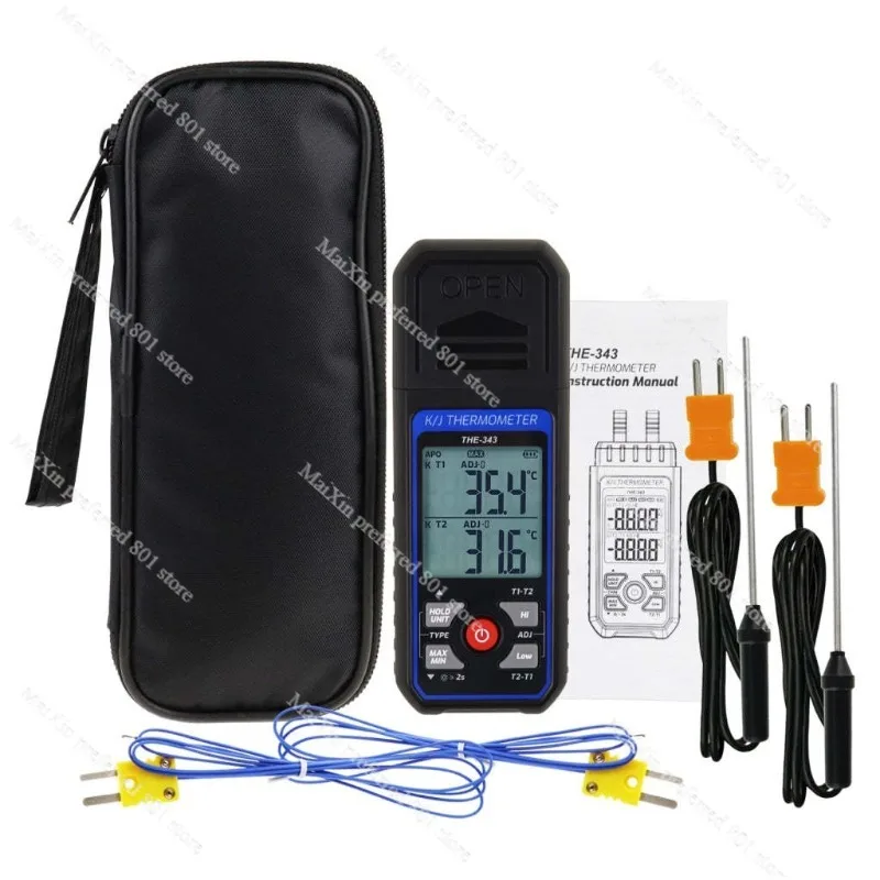 K-type thermocouple thermometer Industrial high-precision contact probe electronic thermometer, mold surface thermometer