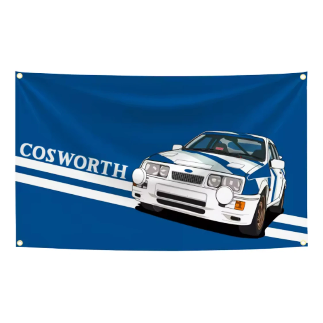 Classic Retro WRC Rally Championship Racing Car Flag 90x150cm Polyester Digital Printing Banner for Garage Decoration Tapestry