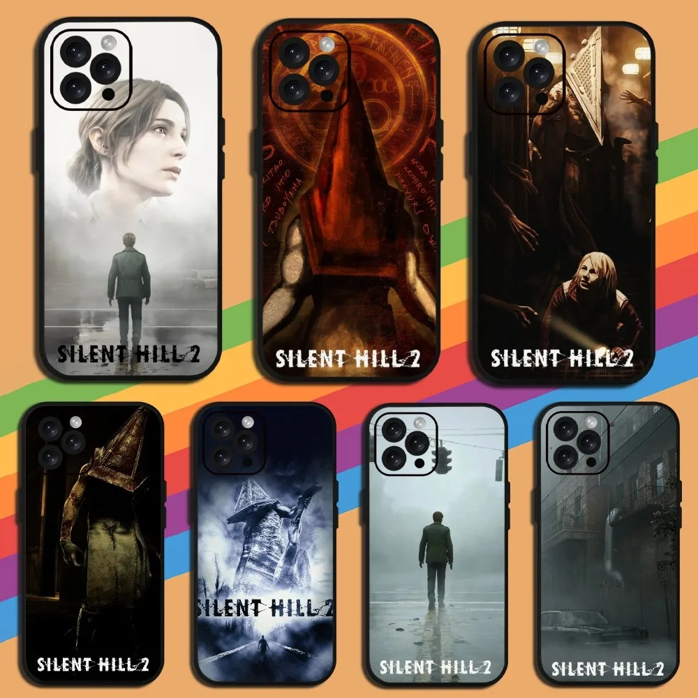 Game S-Silent hill 2 remake  Phone Case For iPhone Mini 11 12 13 14 15 Pro XS Max X Plus SE XR Shell