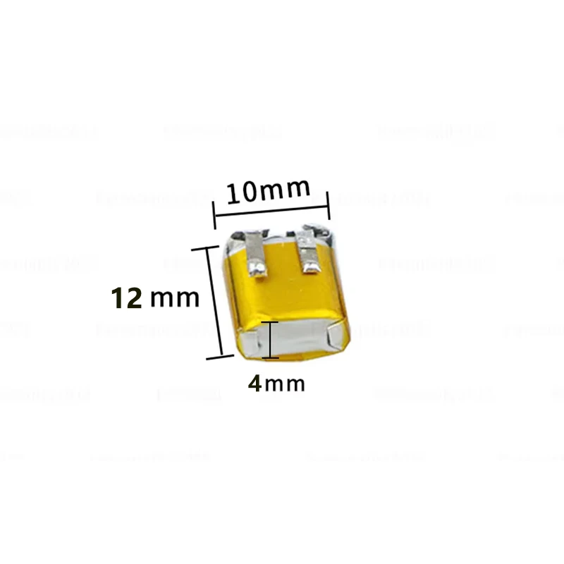 3.7V 30mah 401012 Lithium Polymer Rechargeable Battery For Bluetooth-compatible Headset